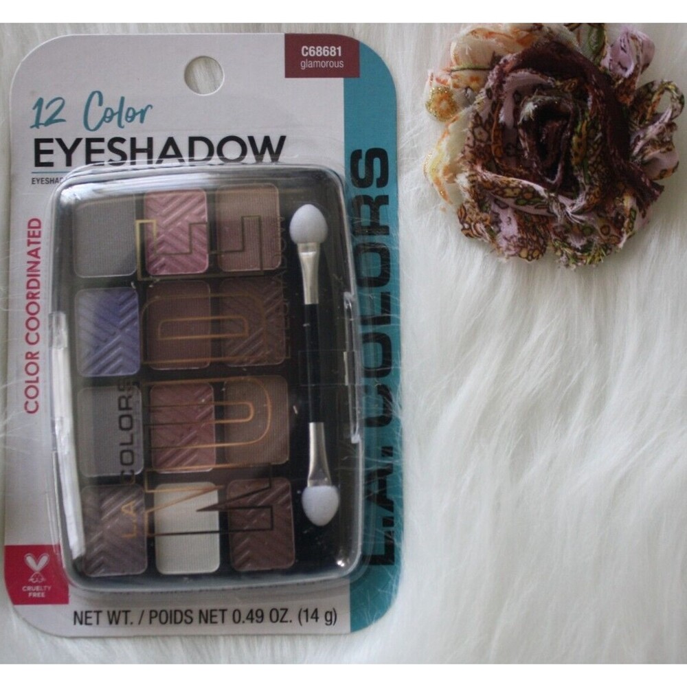 Eyeshadow Bold L.A Colors 12 color Shade & Highlight Eye Shadow Glamorous New